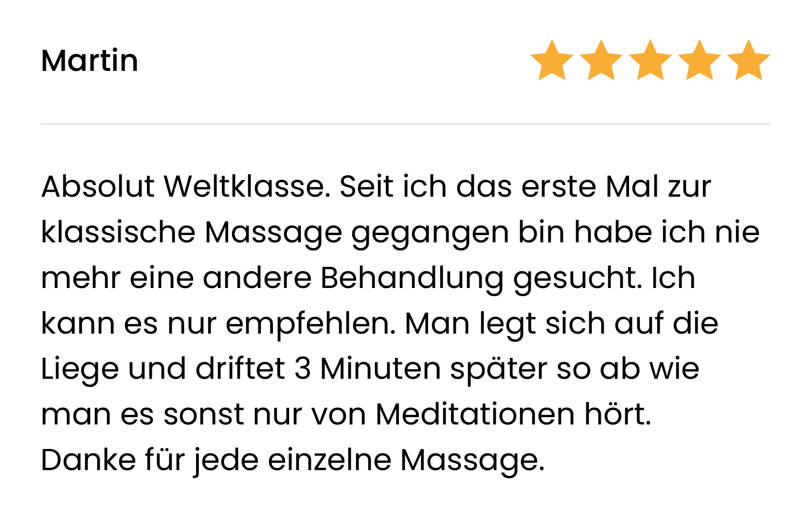 Massage Referenz Oerlikon 1